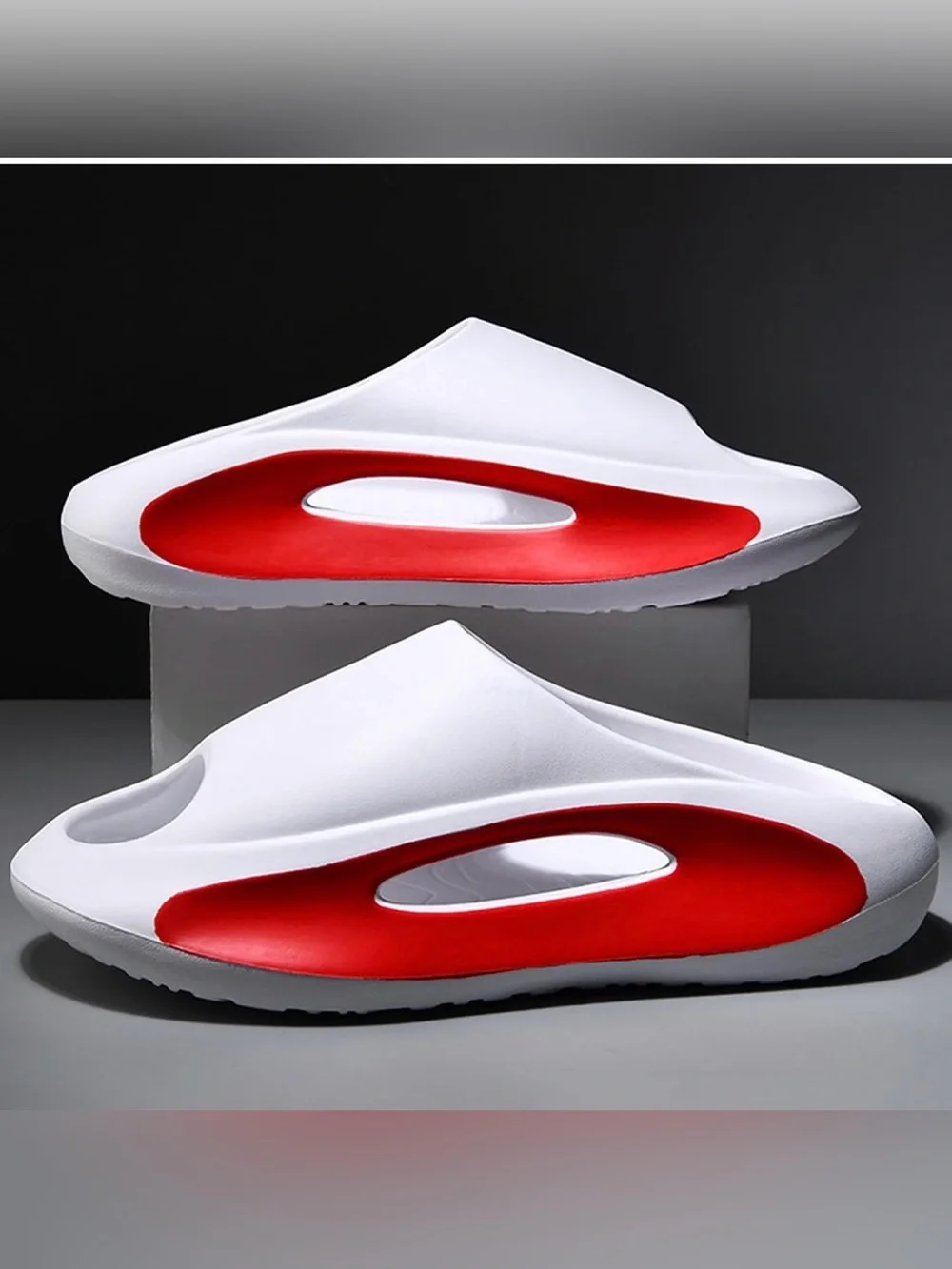 Slide Sandals Men Women Platform Sandals With Comfortable Pillow Slippers Non-Sl